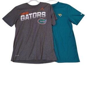 Bundle Of 2 Nike Sz S T-shirt Florida Gators Jacksonville Jaguars Graphics